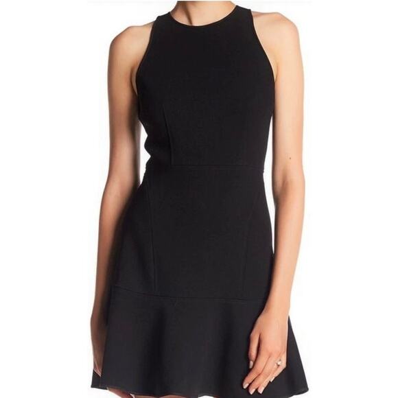 THEORY little black dress Felicitina Ruffle Hem fit and flare women  4 cocktail - Picture 12 of 13